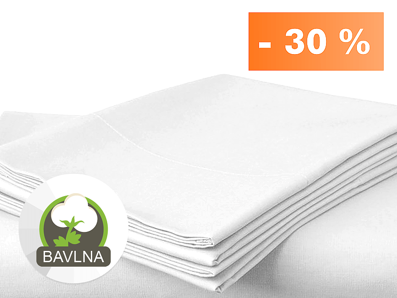 SKVĚLÉ PROSTĚRADLÁ –  KLASICKÉ PLÁTNO